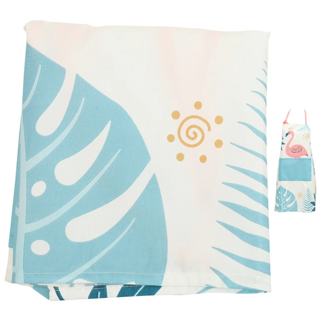 Delantal de cocina estampado flamenco delantal ajustable para chef con