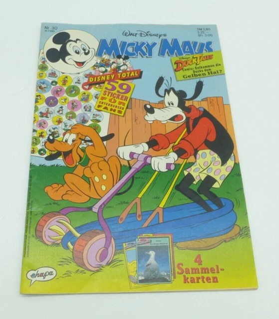 Micky Maus Heft Nr. 30 mit Beilage 18.07.91 Vintage Ehapa