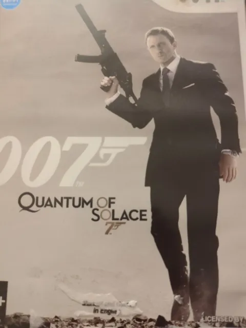 Nintendo Wii 007 Quantum of Solace Video Game James Bond
