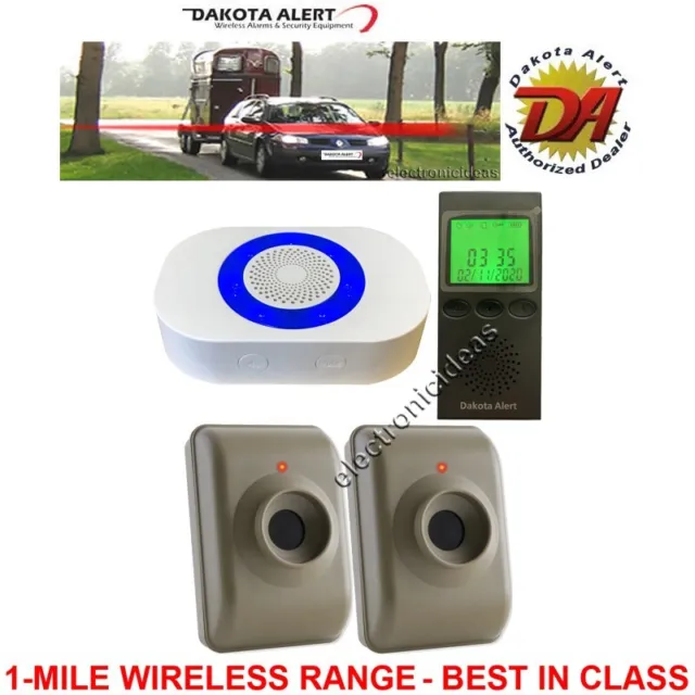 Dakota Alert Dcma-4K Plus+Mtpr-4000 Wireless Alarm System-2 Sensors
