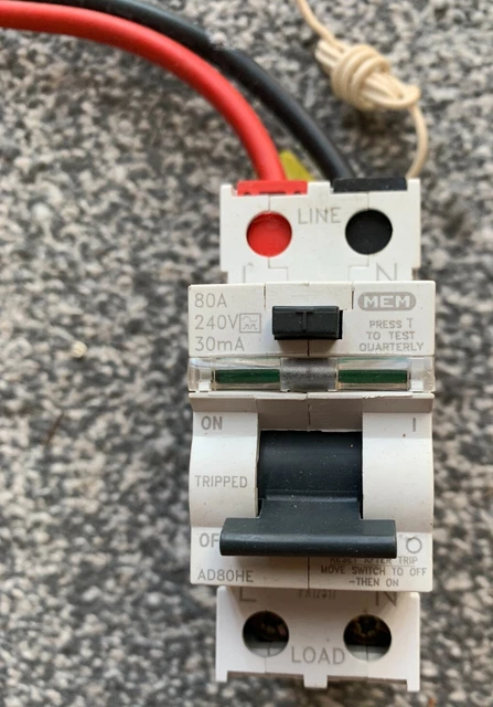 MEM 80A 30mA AD80HE RCD con coda
