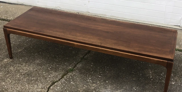 Mid-Century Modern Lane Rhythm Collection Long Walnut Coffee Table Orig. Finish