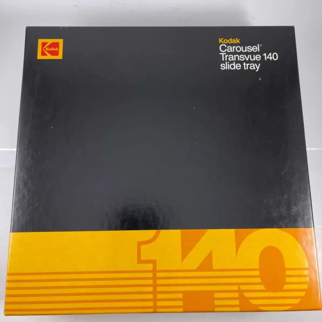 Kodak Carousel Transvue 140 Slide Tray In Original Factory Box B140T