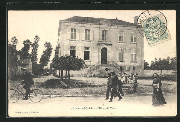 CPA Rigny-la-Salle, L´Hotel de Ville