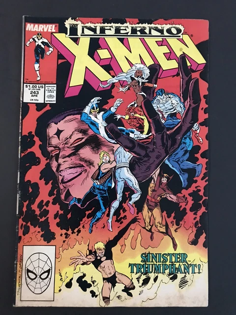 Uncanny X-Men #243 - Marvel Comics 1989 - Mr. Sinister