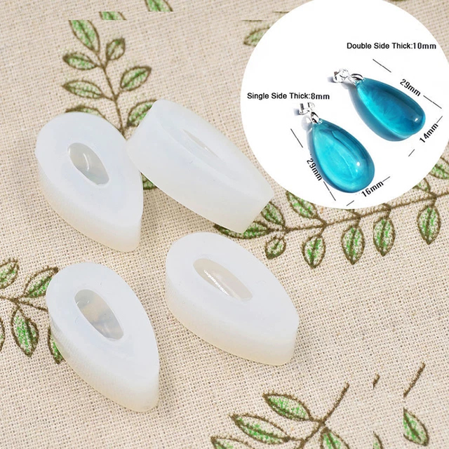 Colgante de silicona gotas manualidades hágalo usted mismo molde de fundición joyería collar MouldScha