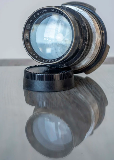 objectif hermagis paris anastigmat 140mm 1:4.5 numéro 8