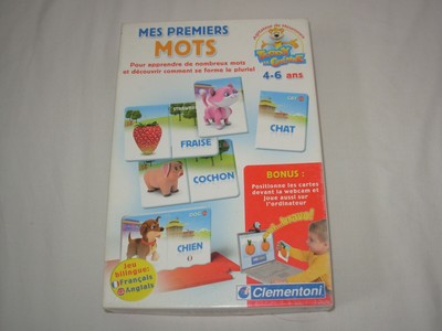 Clementoni Jeu Mes Premiers Mots de Clementoni Singulier/pluriel/anglais 4/6ans 