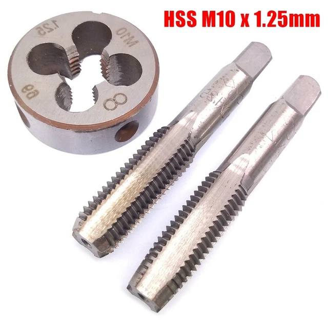 Metalworking Supplies Plug Tap Die Hand Taps M10 X 1.25mm Metric Thread