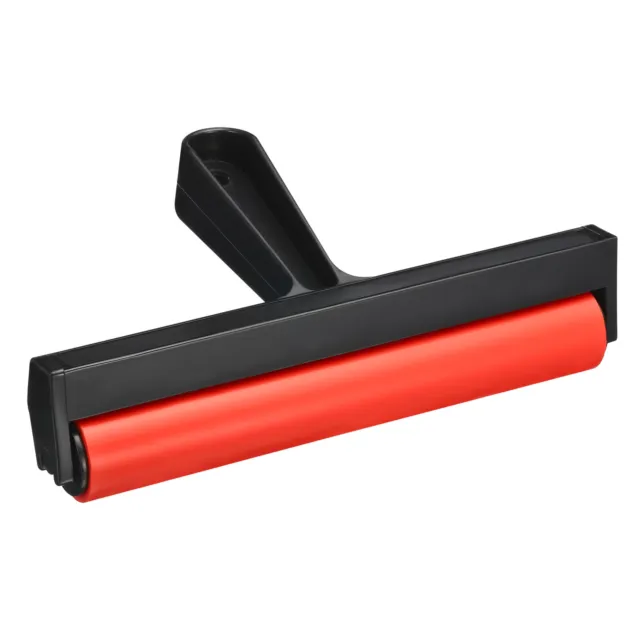 8 Inch Rubber Roller Brayer Rolling Tools for Printing Printmaking, Red