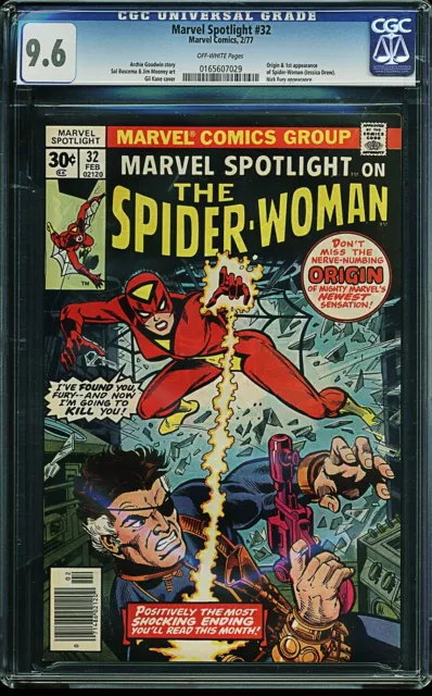 Marvel Spotlight #32 CGC 9.6 Off-White Pages Origin & 1st app. of Spider Woman