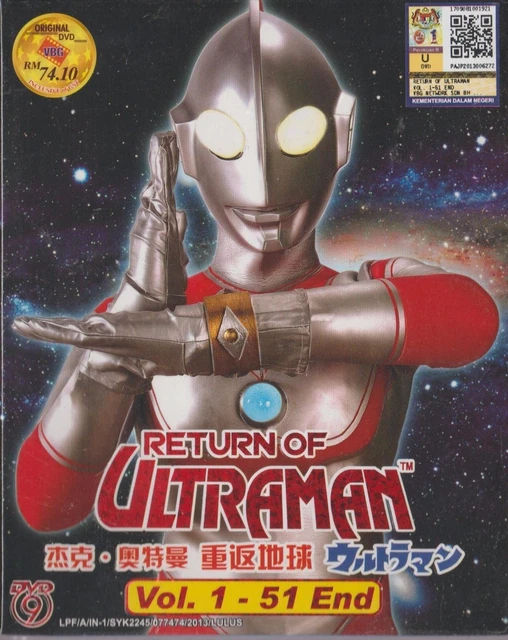 THE RETURN OF Ultraman Dvd Vol.4 6 7 8 9 Volume 5 Set EUR