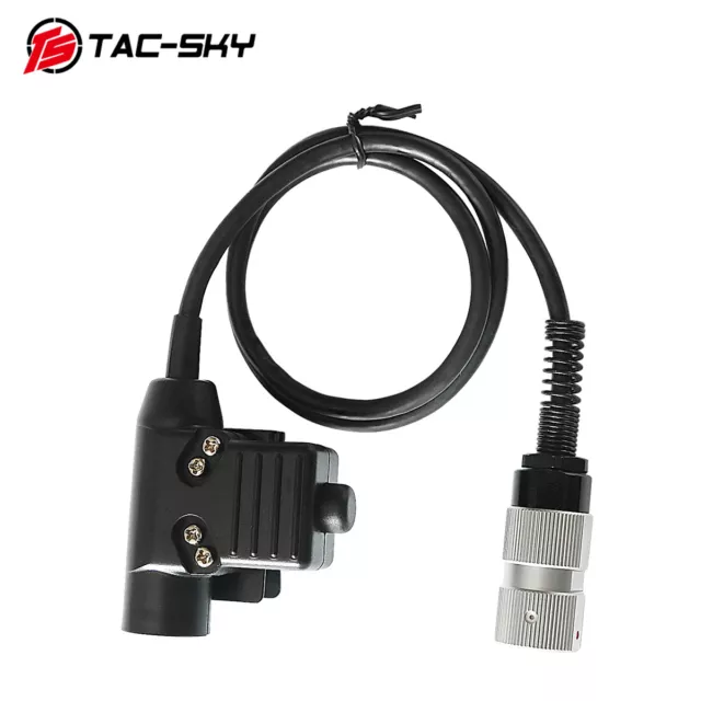 TAC-SKY 6Pin U94 Tactical Headset Connector PTT For PRC152/PRC148 Dummy Case