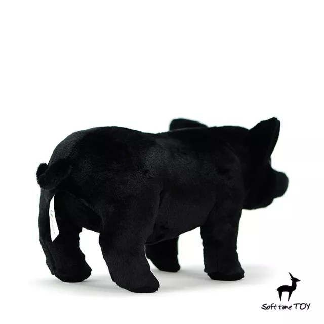 Gift Cute Black Pig Creatures Plush Toy Stuffed Animal Soft Doll Kids