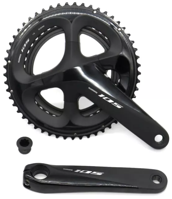 Shimano Crankset 53-39T 170mm 105 2x 11 Speed HollowTech II FC-R7000. Ref:H