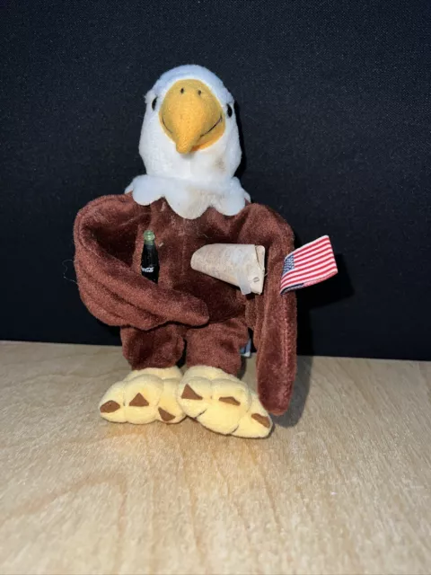 Coca-Cola Reegle Eagle International Bean Bag Plush Stuffed Animal #0211