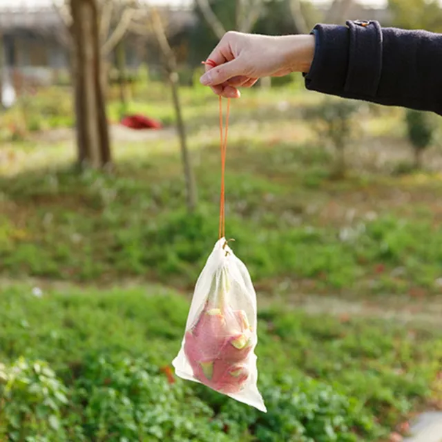 Fruchtschutz Tasche Mesh-Insektenschutz Gartenpflanzen-Obstschutz S/M/L