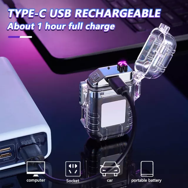 Elektro Feuerzeug Arc Plasma Elektrisches USB-Lichtbogen Aufladbar Taschenlampe