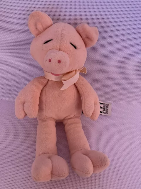 THE MANHATTAN TOY Company Tiny Floppy Pig Soft Plush Toy 9 Tag Vintage 29.99 PicClick UK