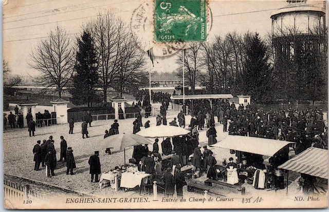 95 ENGHEIN SAINT GRATIEN - entree du champ de courses