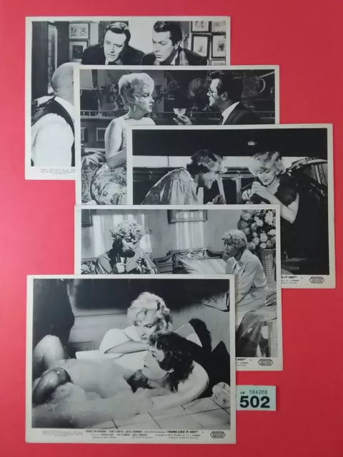 Lobby Cards  Some Like It Hot   Five British Cinema  Marilyn Monroe Tony Curtis