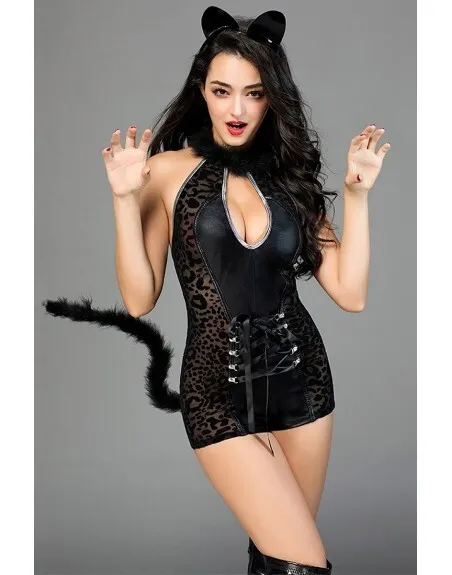 Costume Cat Woman Playsuit
