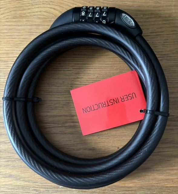 SQUIRE 2.4M COMBINATION Lock Chain Bike Cycle Scooter Security Padlock