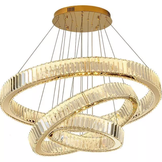 Modern Simple Ceiling Light Luxury Hall Bedroom Dining Room Crystal Chandelier