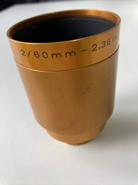 isco optic ultra mc 2/60mm - 2,36” projection lens