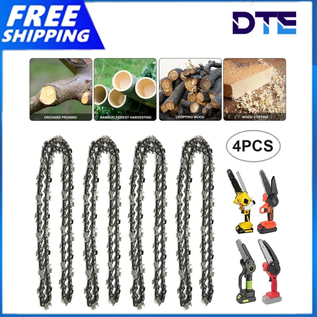 6 INCH CHAINSAW Chain Replacement Chainsaw Guide For Mini Electric ...