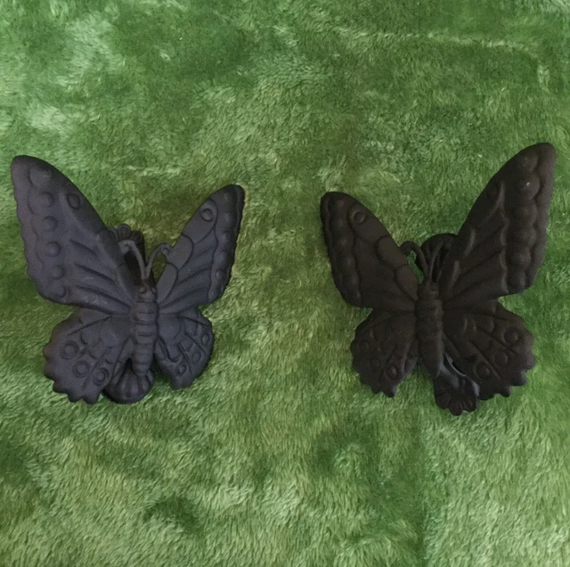 New Window Curtain Metal Clip On Tiebacks Door Drape Decoration Black Butterfly