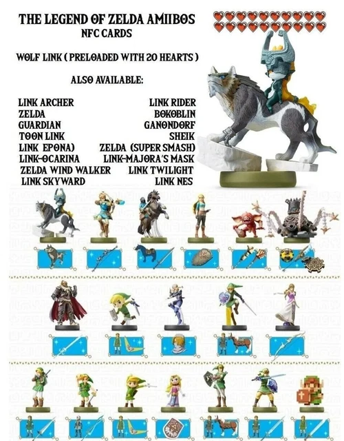 THE LEGEND OF Zelda Tears of the Kingdom Amiibo NFC Card BOTW + TOTK