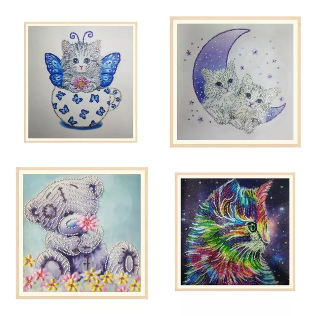 DIY Diamond Painting Set 5D Diamant Malerei Set TIER Bilder Kristall Stickerei