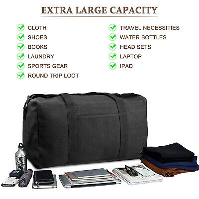 Foldable Sports Duffel Bag 60L Large Lightweight Luggage for Travel Tactical USA