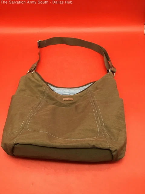 Baggallini Cross Over Crossbody Brown Shoulder Bag Purse Lightweight Travel