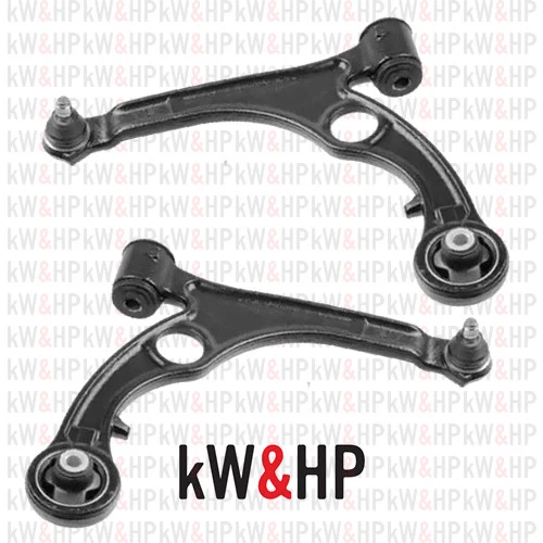 Frankberg Lot De 6 Bras De Suspension Avant Inférieurs - Compatibles Ford Fiesta V, Fusion, Mazda 2 - Remplace 1207448
