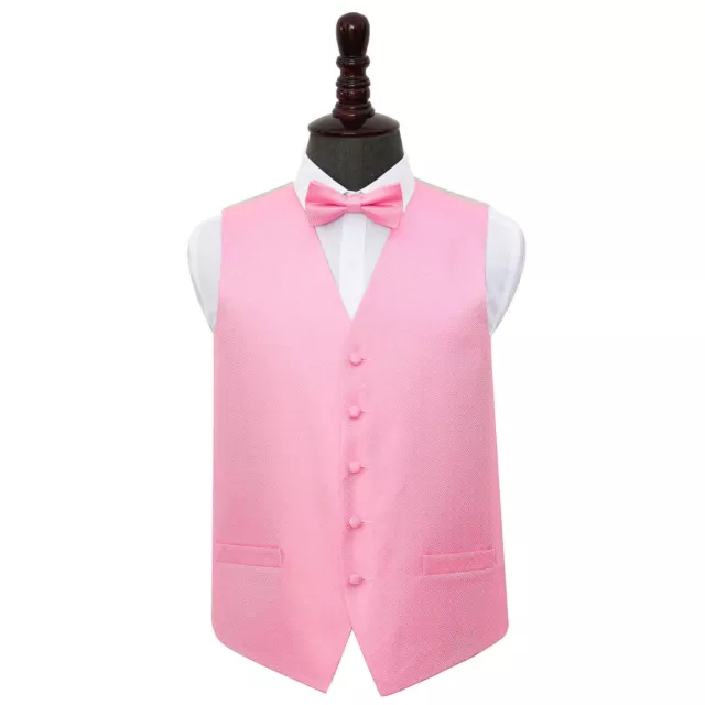 DQT Set Cravatta Fiocco Fiocco Tessuto Chiave Greca Bambino Rosa Da Uomo