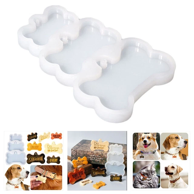 Stampo in silicone flessibile per fai da te etichetta cane artigianato e portach