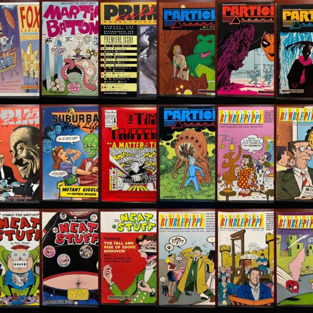 LOT of 20 Underground Comix Bumble-Puppy Neat Stuff Particle Dreams Prime Cuts