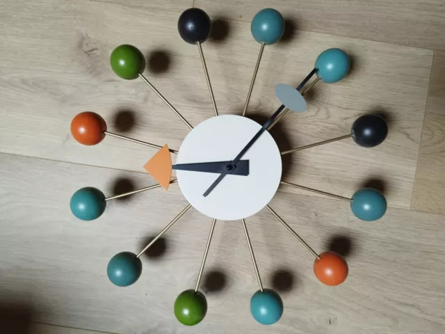 George Nelson Ball Clock Horloge Boules