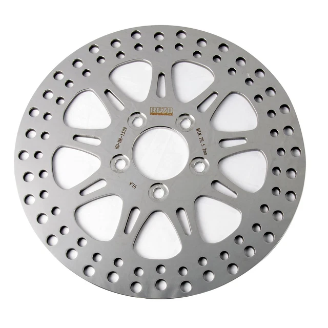 TARAZON Disque De Frein Avant Poli Harley Davidson Dyna Sportster - 292mm Acier Inox