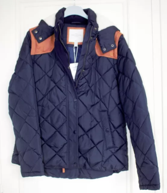 ANORAK CAPUCHE femme springfield bleu marine taille 44 neuf EUR