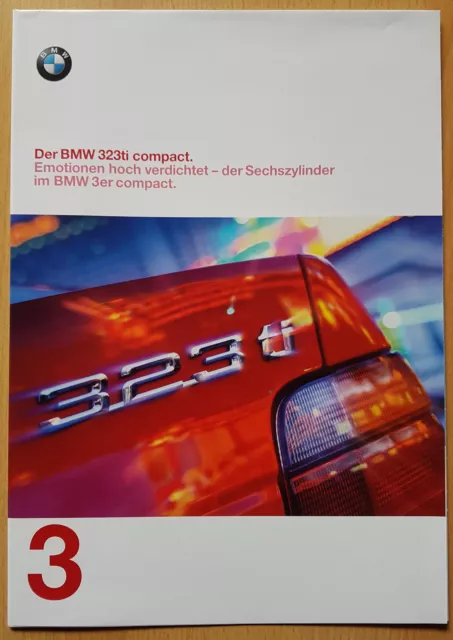 Prospekt BMW 323ti compact  -  E36  -  Ausgabe 2/97