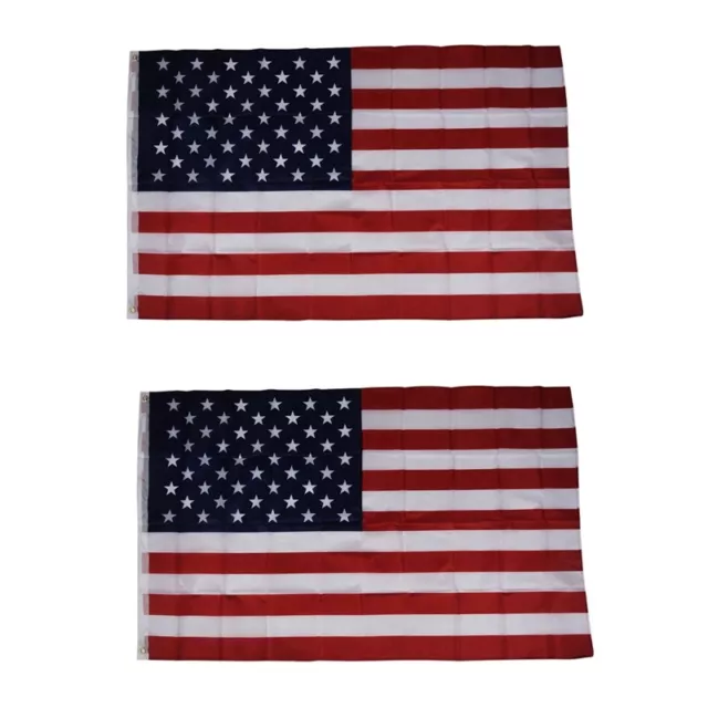 2X Befoerderung Amerikanische Flagge USA - 150X90cm (100% Bildkonform) T7K72611