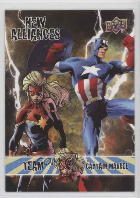 2016 Upper Deck Marvel Annual New Alliances Team Captain America #NA-2 0bl3