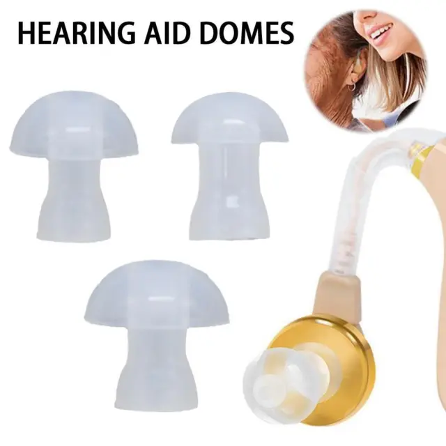 Audífonos cúpulas tapones para los oídos accesorios puntas para los oídos audífonos tres tamaños