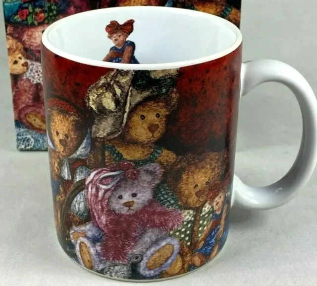 Lang And Wise Collectibles All Dolled Up Mug Cup Vintage 1998 Art Anna Krajewski