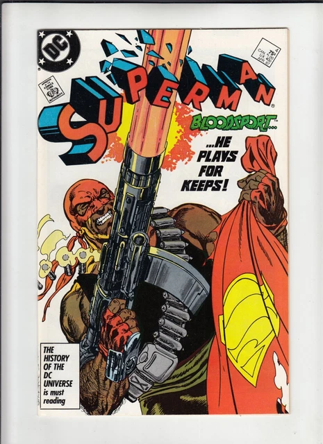 Superman #4 (DC 1987) John Byrne 1st Bloodsport  NM