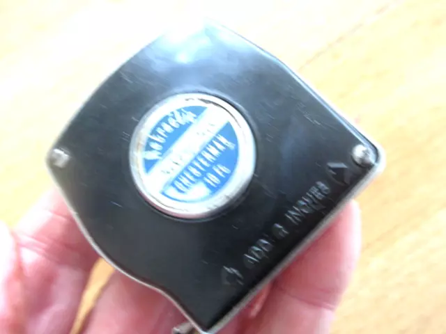 VINTAGE MEASURING TAPE Spring-flex RABONE & Sons Pocket tape measure