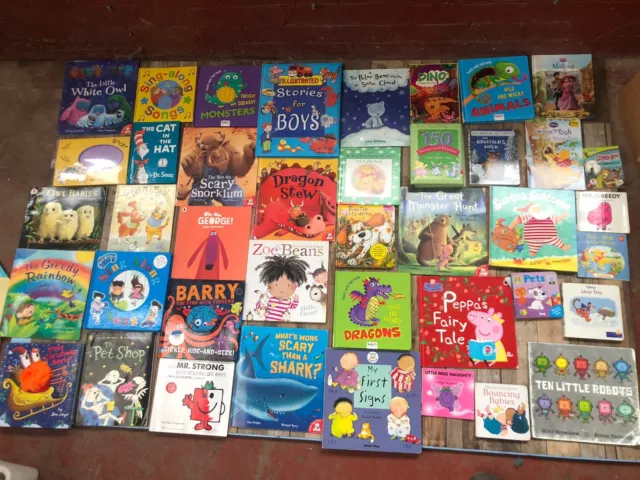 Mixed Bundle Of Different Children’s Books X 41 Babies And Toddlers Ages (A)